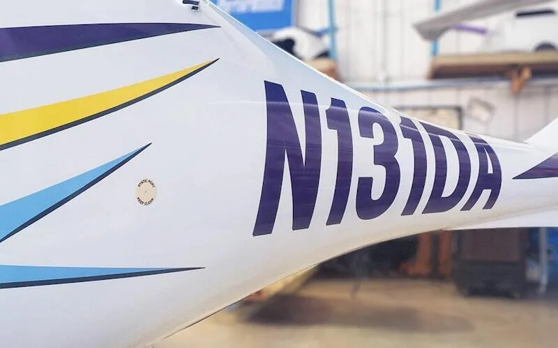 Engine detail of a 2021 Diamond DA40 NG.