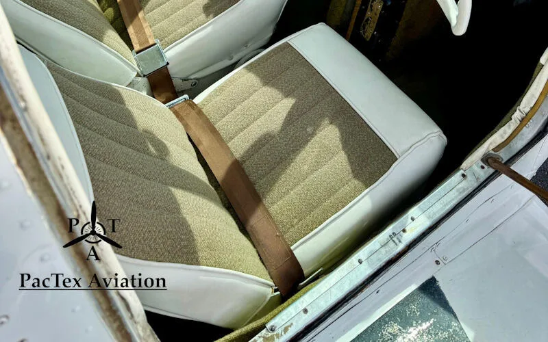 Cabin interior of a 1964 Mooney M20C Mark 21 / Ranger.