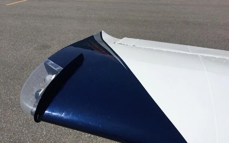 Engine detail of a 1982 Mooney M20J 201.