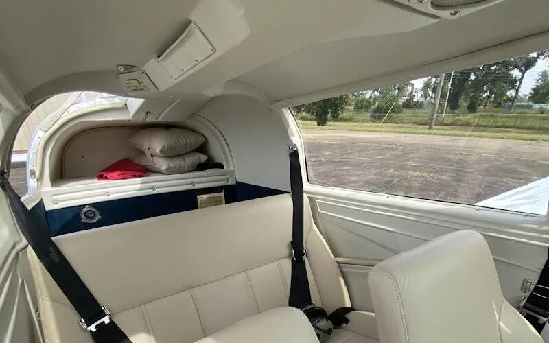 Cabin interior of a 1979 Mooney M20K 231.