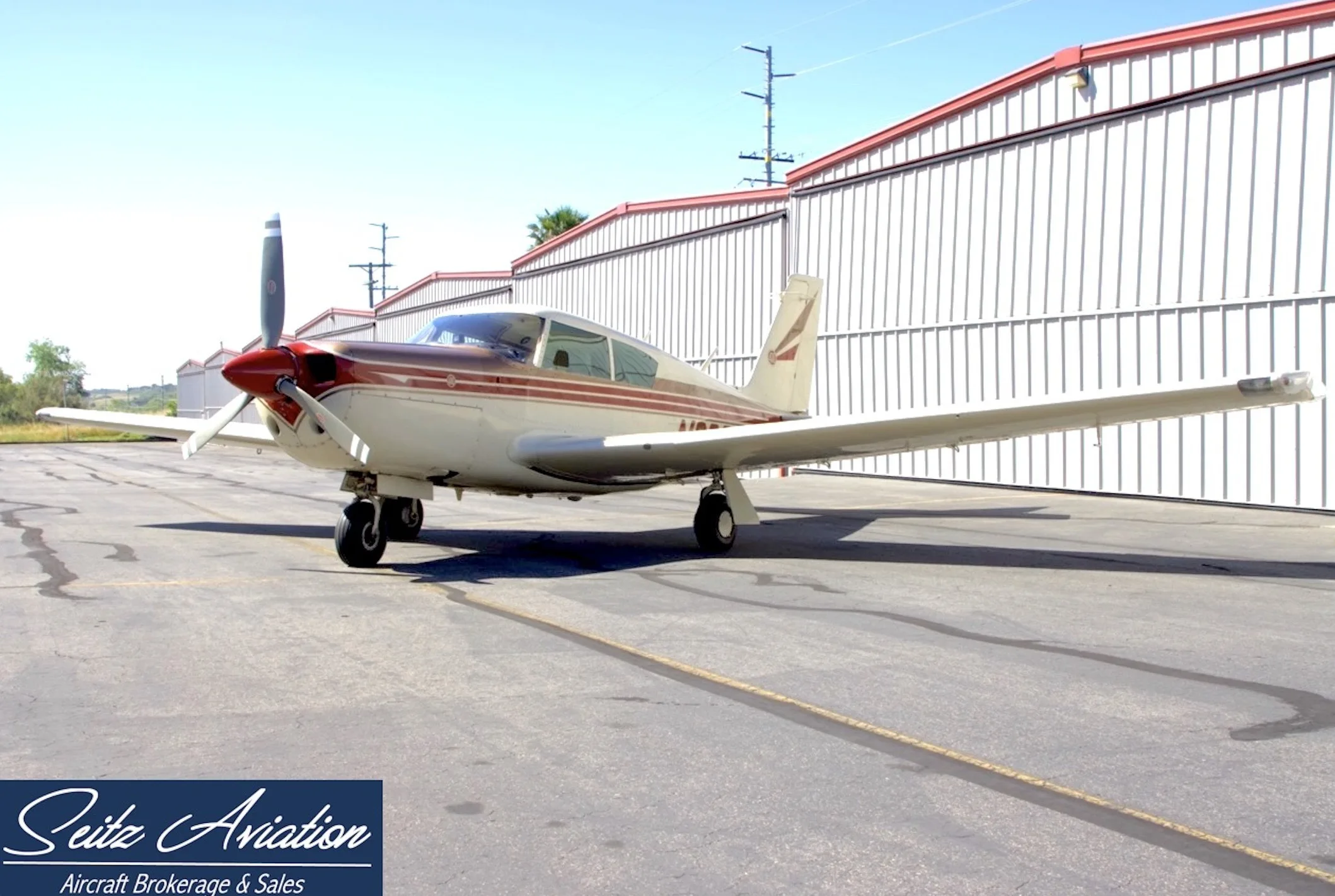 Exterior view of a 1965 Piper PA-24-400 Comanche.