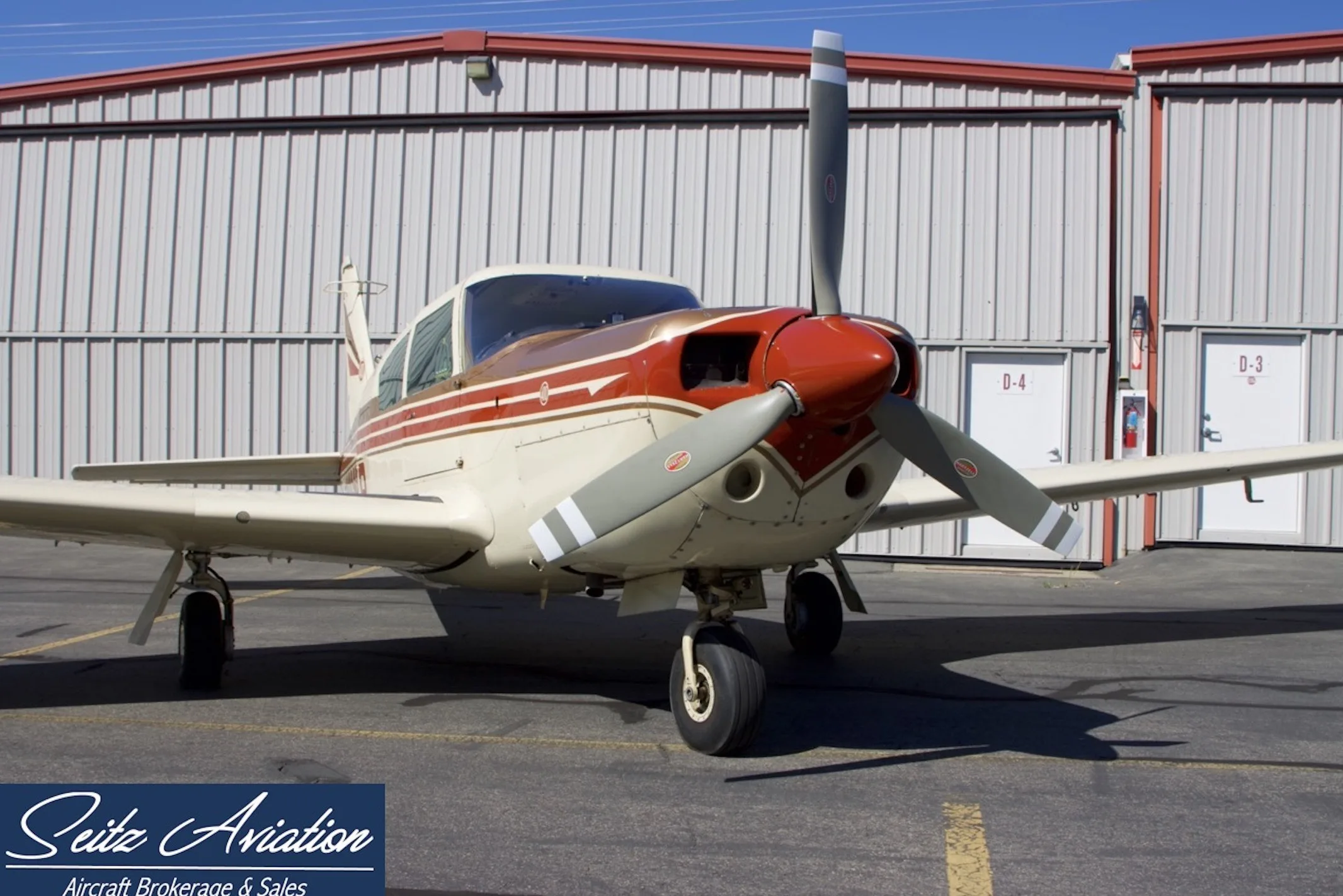 Exterior view of a 1965 Piper PA-24-400 Comanche.