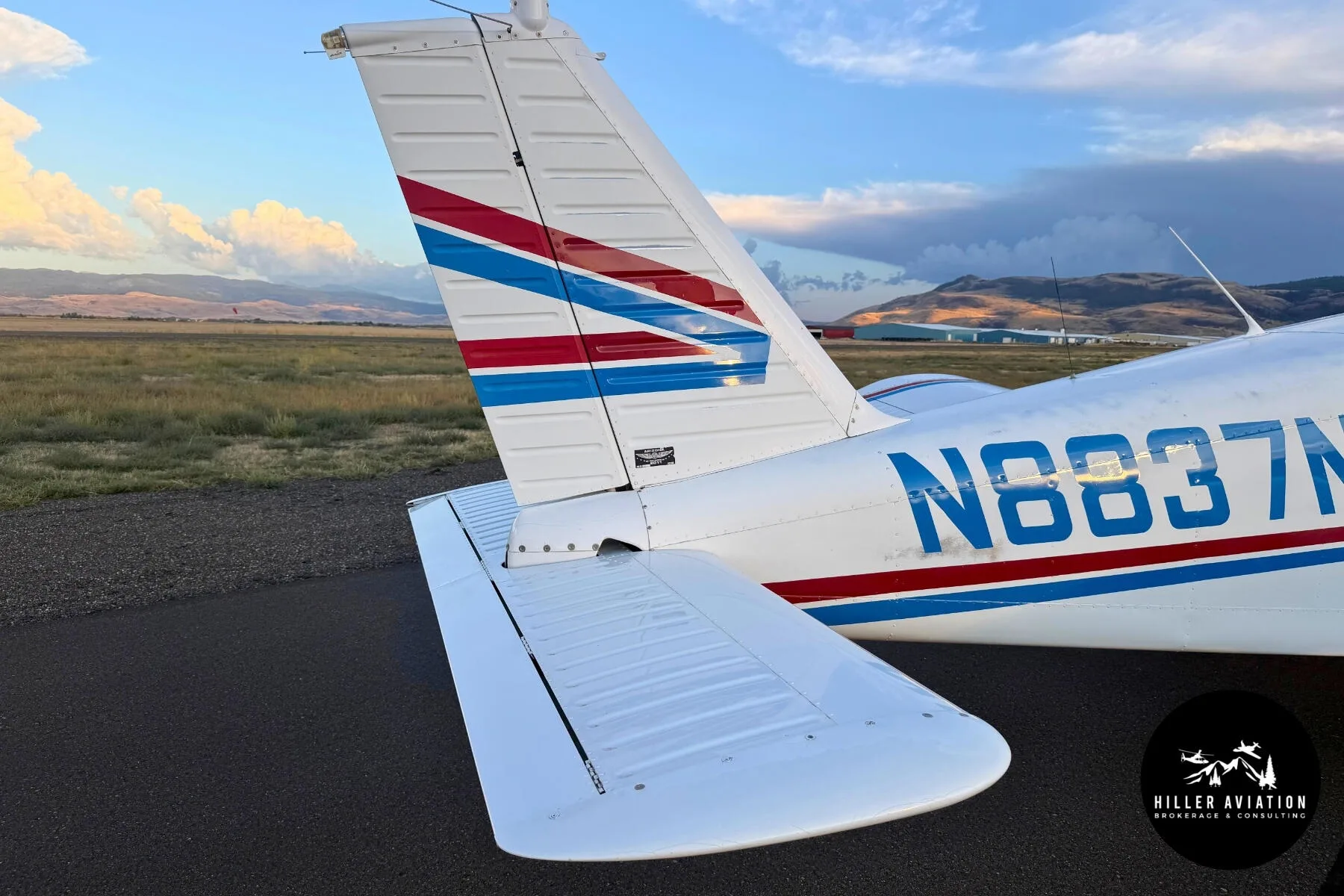 Cabin interior of a 1969 Piper PA-28 Cherokee.