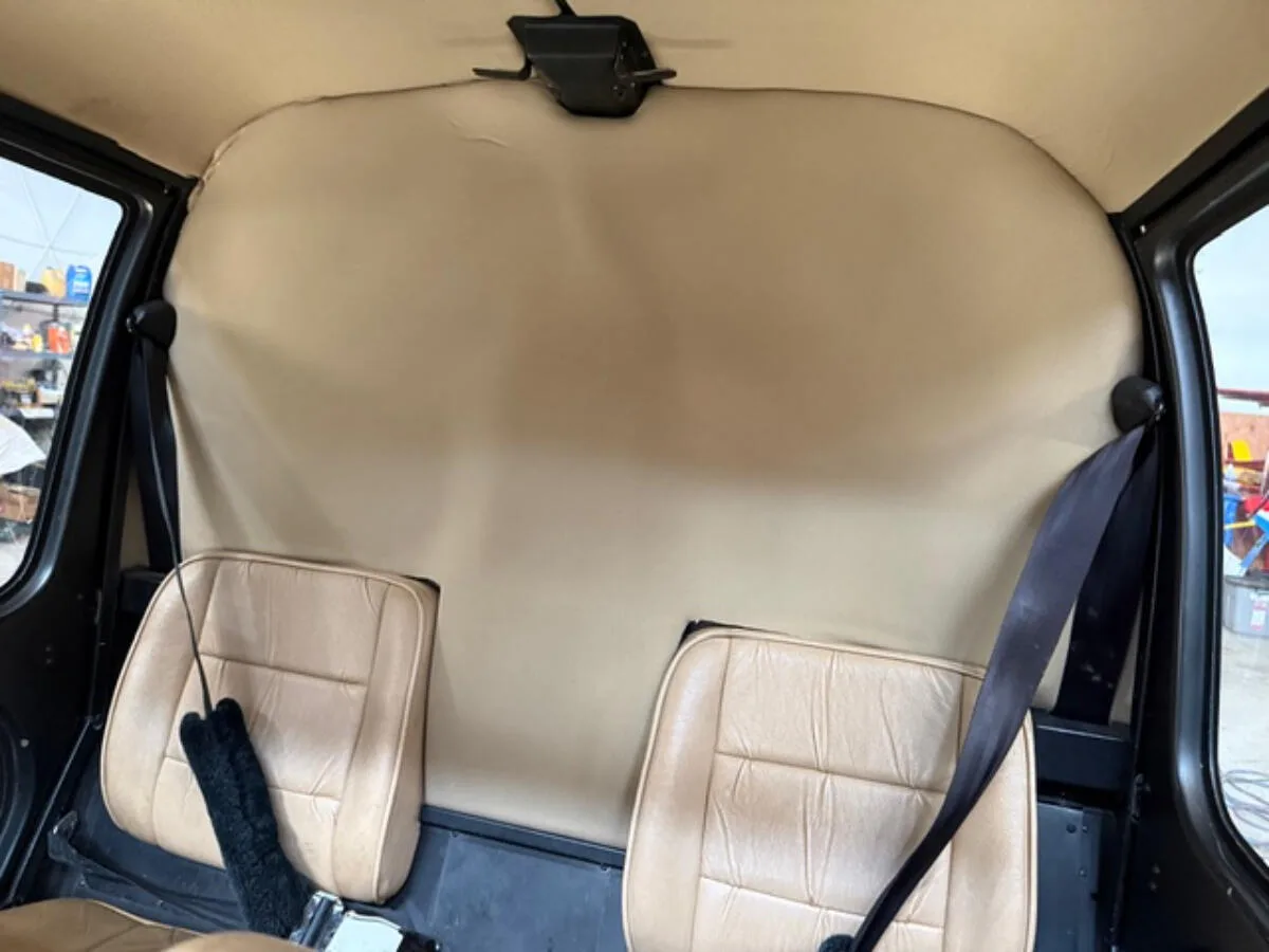 Cabin interior of a 2003 Robinson R44 Raven.