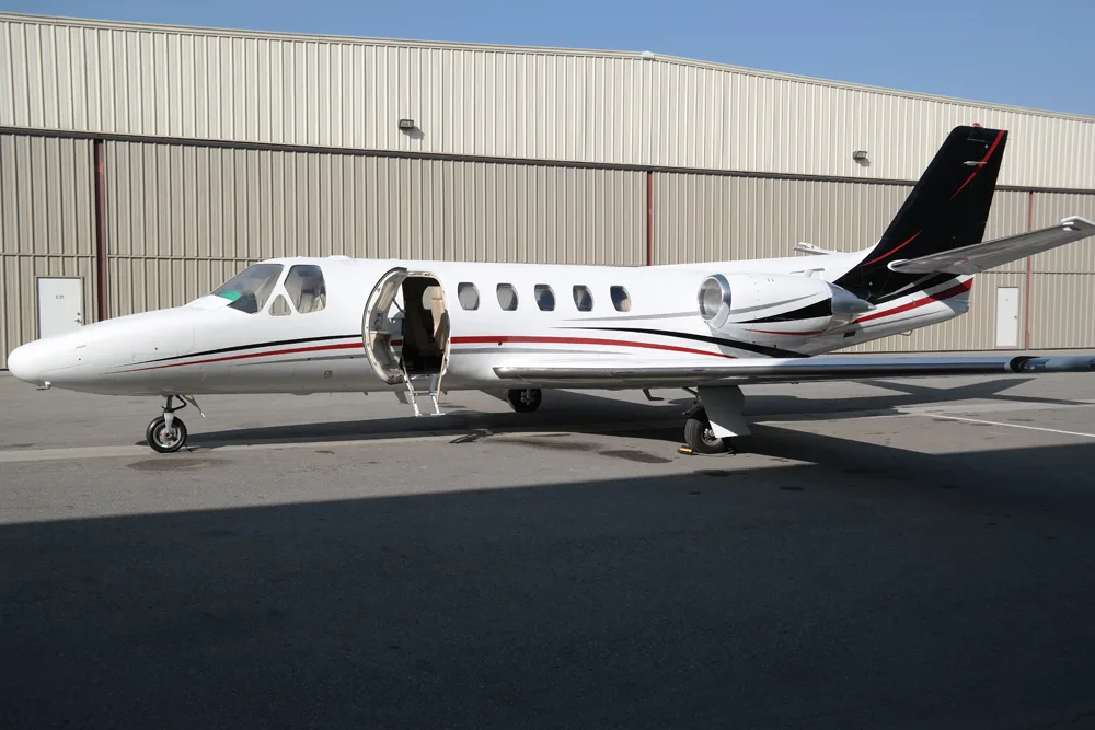 Exterior view of a 1987 Cessna Citation S/II - Model S550.