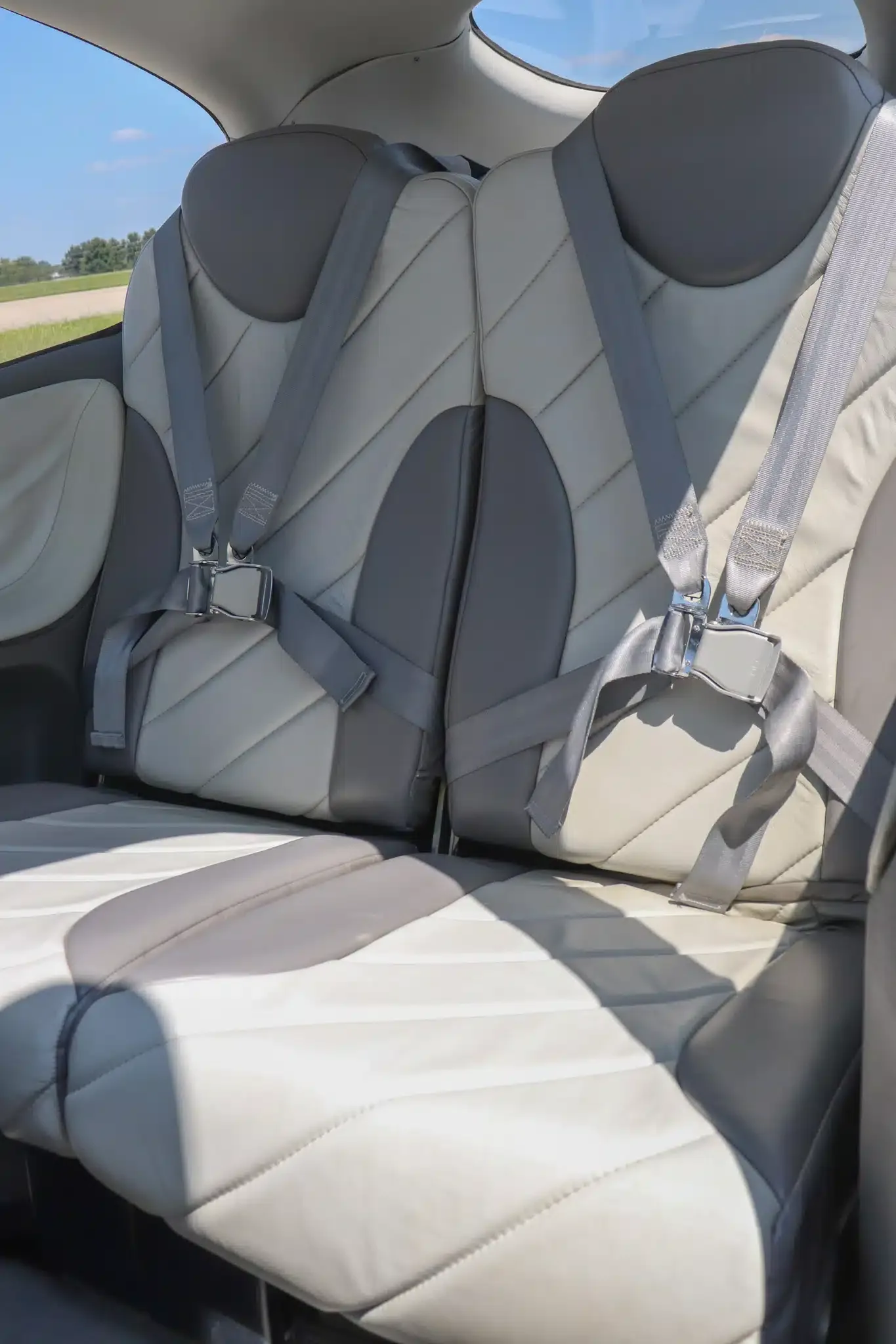 Cabin interior of a 2001 Cirrus SR20.
