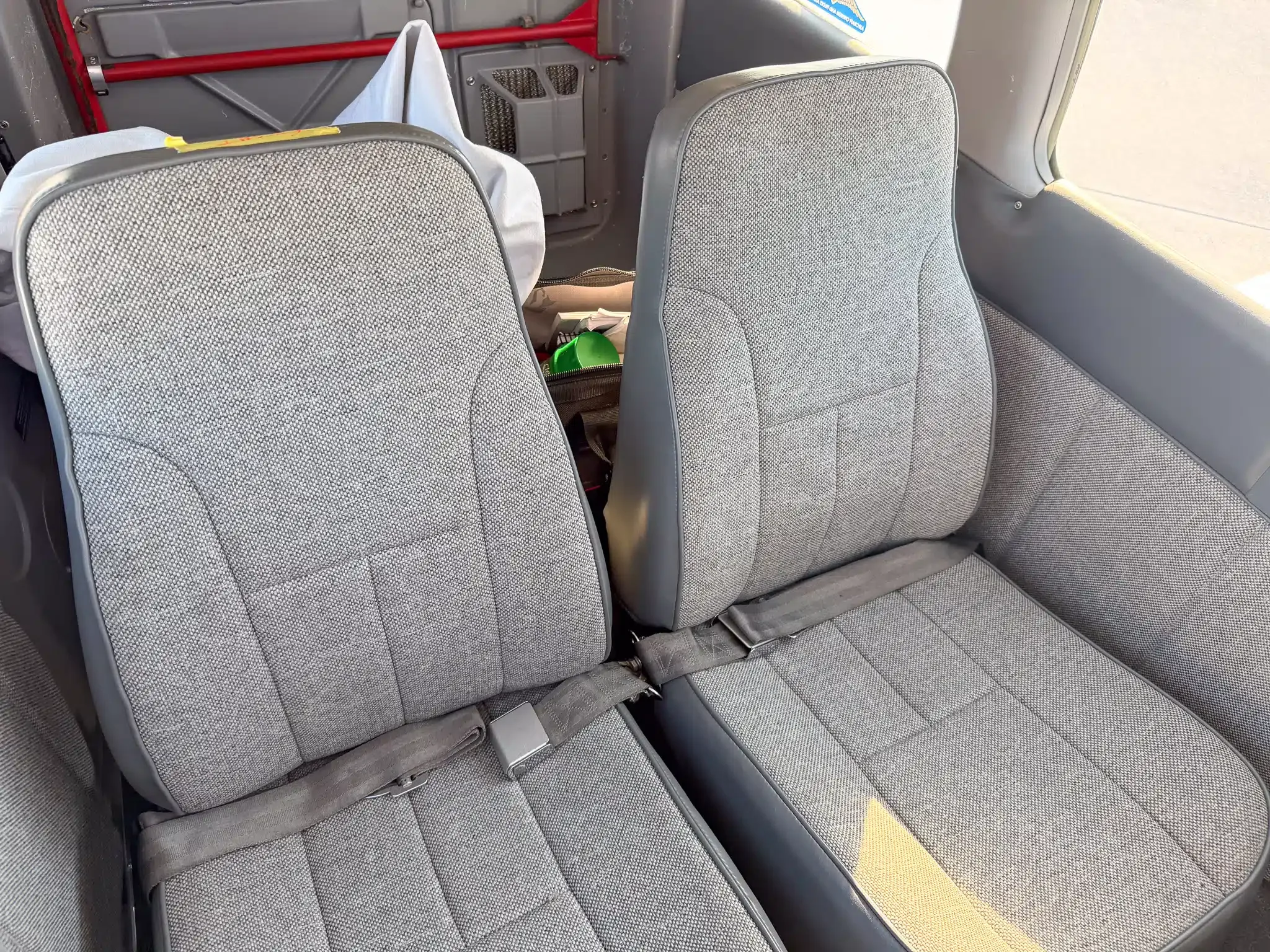 Cabin interior of a 1977 Piper Archer II.