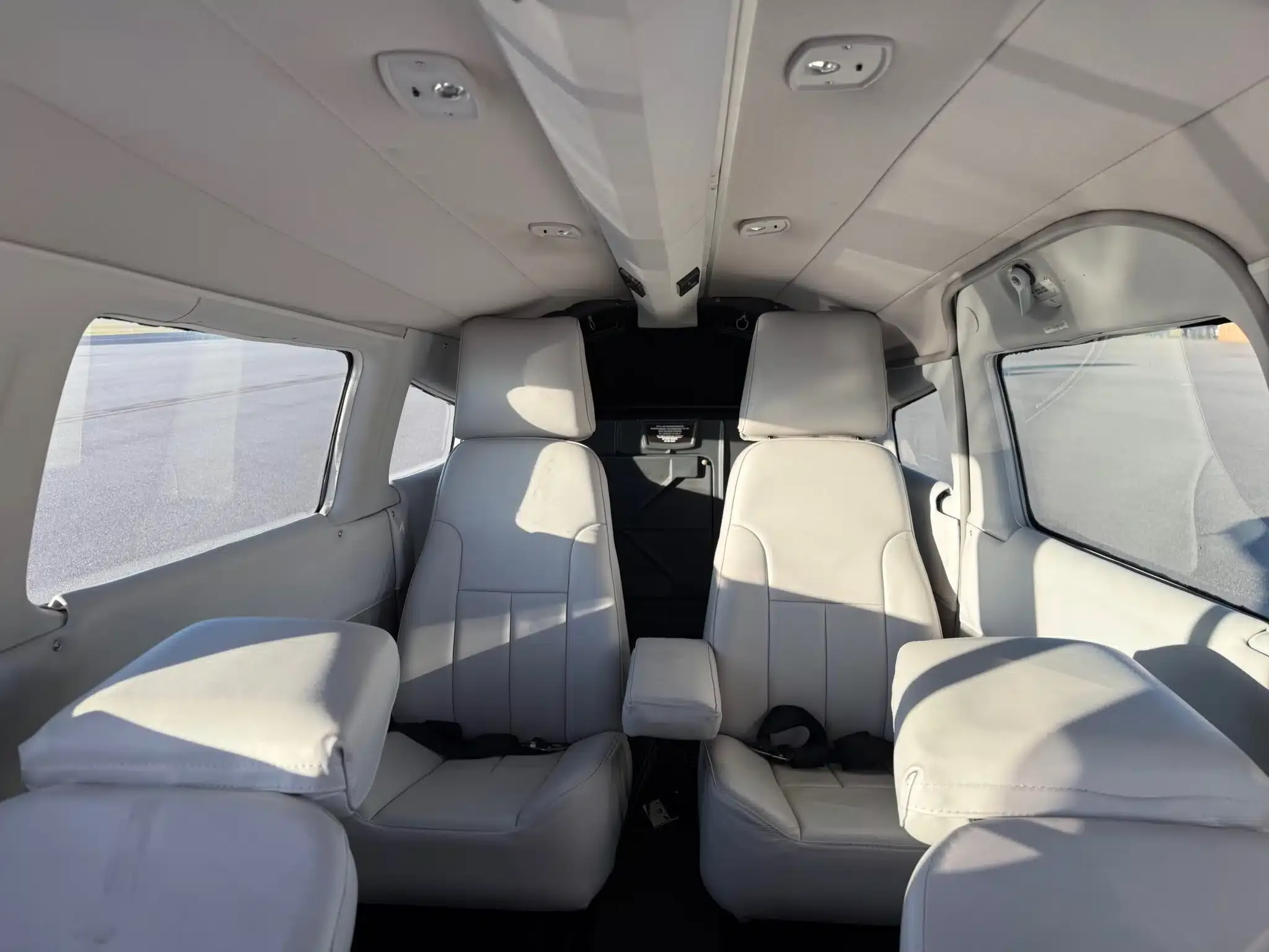 Cabin interior of a 1978 Piper Turbo Lance.