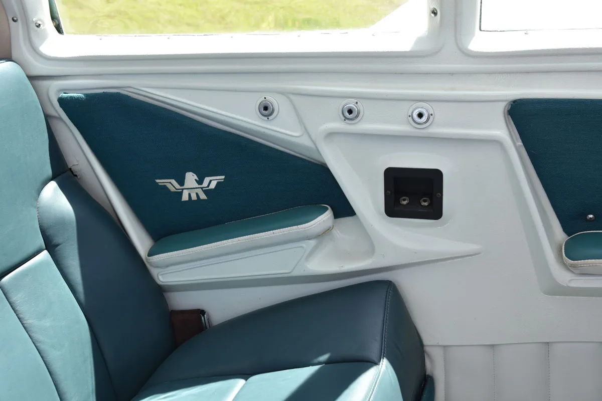 Cabin interior of a 1966 Mooney M20E Super 21.
