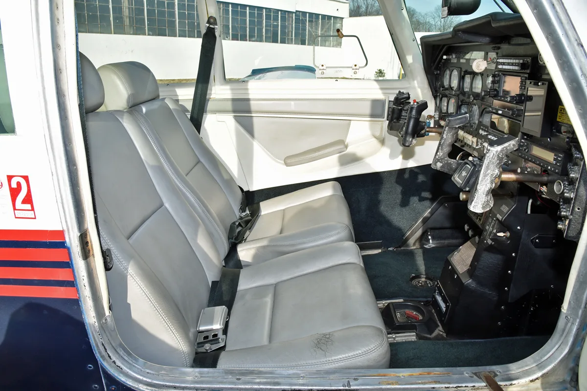Cabin interior of a 1980 Mooney M20K.