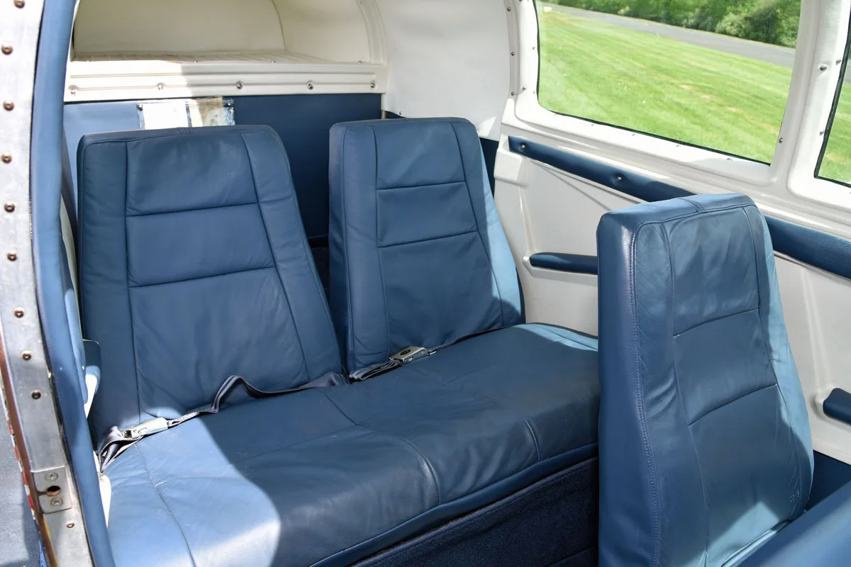 Cabin interior of a Mooney M20C Ranger ’69.