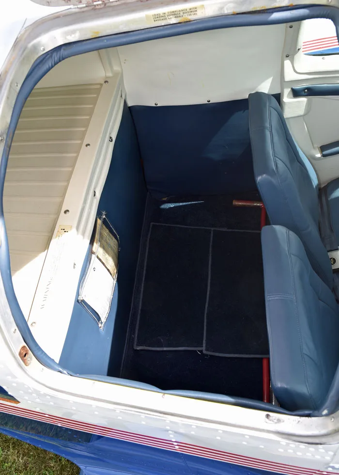 Cabin interior of a Mooney M20C Ranger ’69.