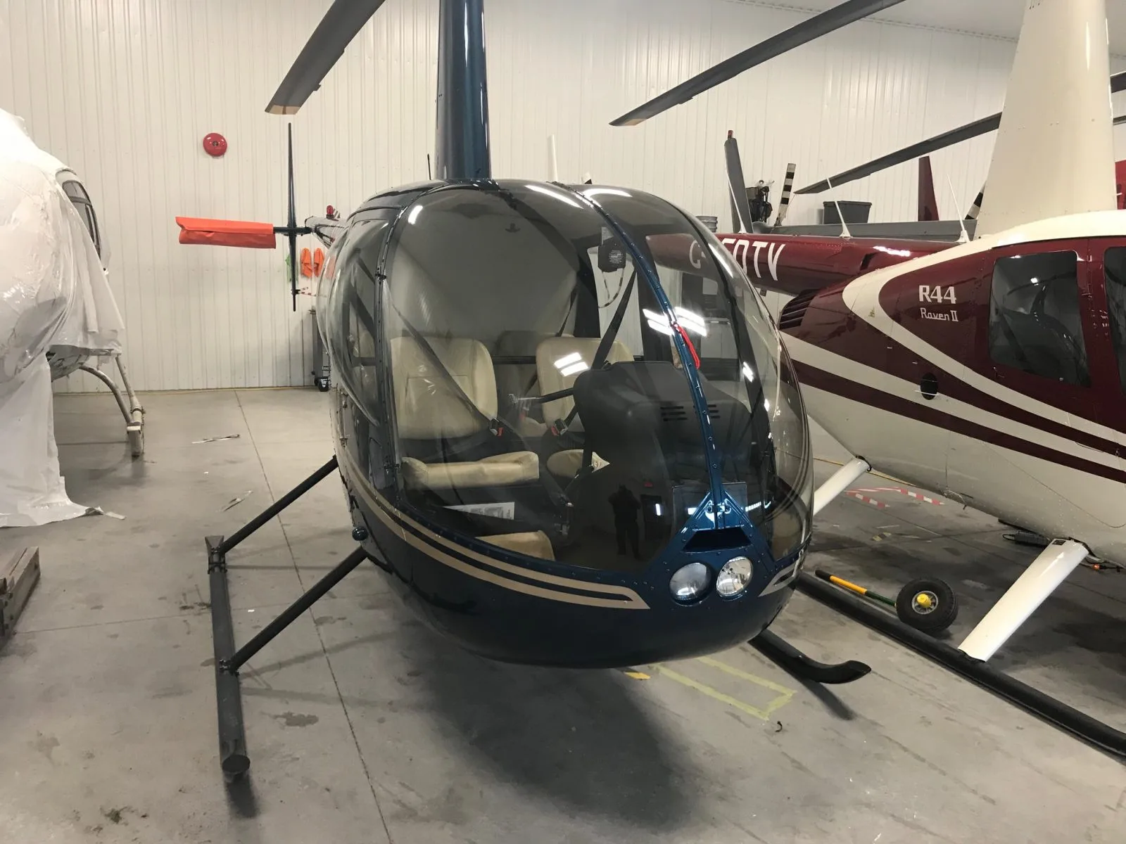 Exterior view of a Helicopter, C-GKDQ.