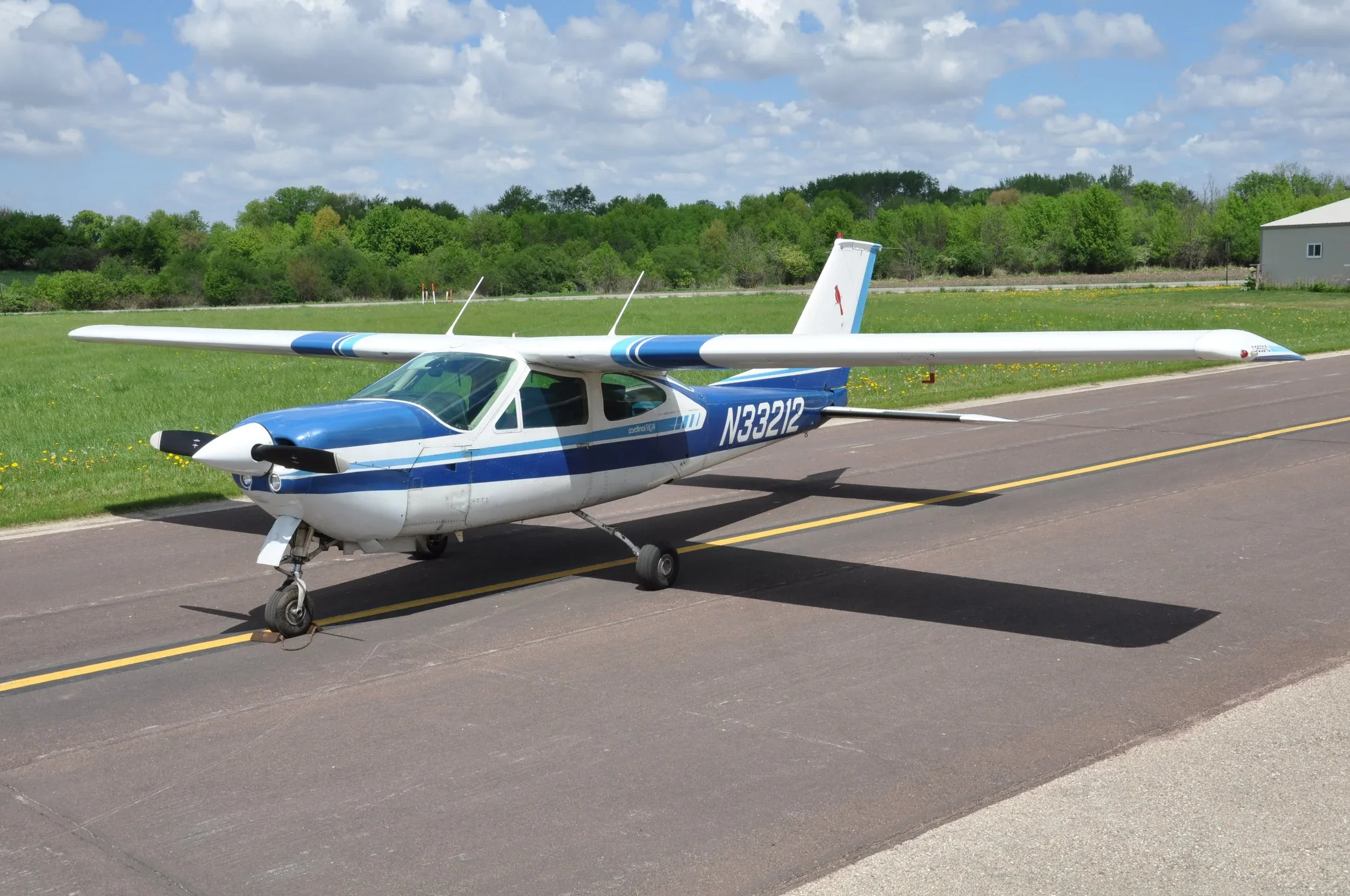 Exterior view of a 1976 AKC AVIATION 177RG.