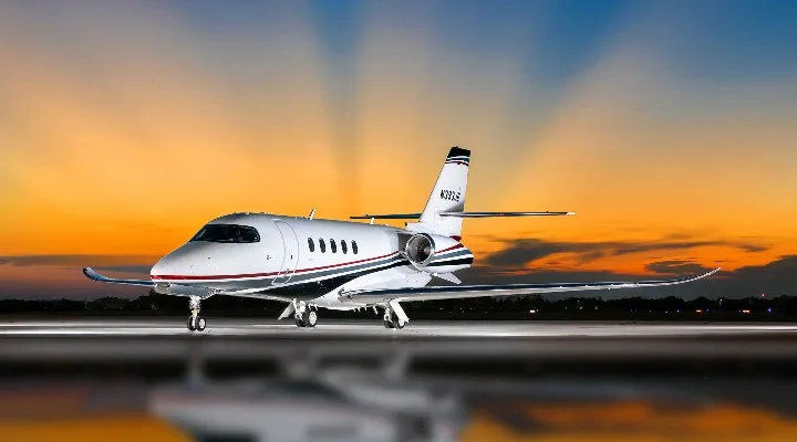 Marketing image of a 2022 Cessna Citation Latitude.