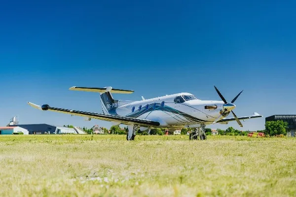 Exterior view of a 2014 Pilatus.