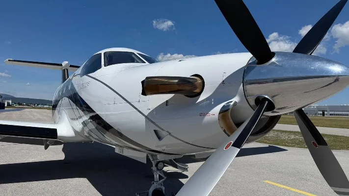Exterior view of a 2014 Pilatus.