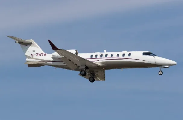 Marketing image of a 2016 Learjet 75.