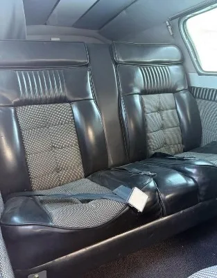 Cabin interior of a 1956 Cessna 310.