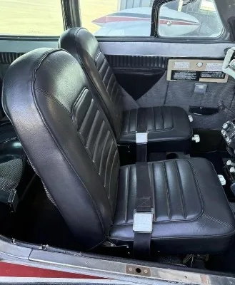 Cabin interior of a 1956 Cessna 310.