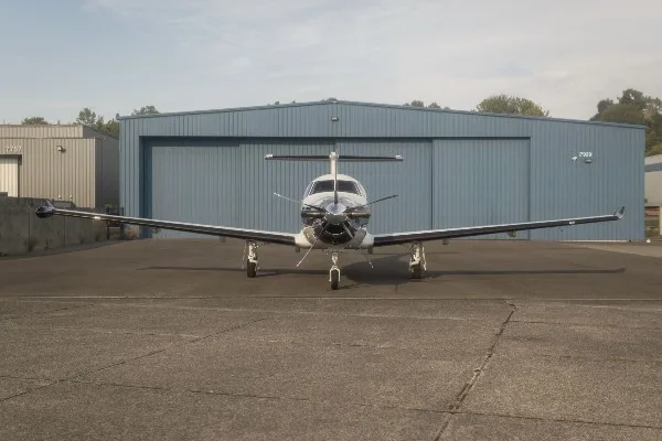 Exterior view of a 2008 Pilatus PC-12/47E, N226NW.