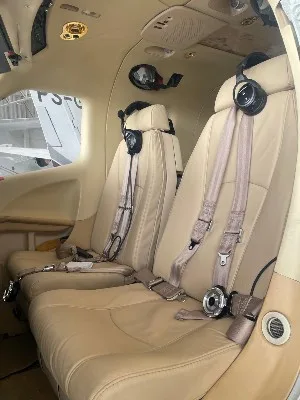 Cabin interior of a 2013 Socata TBM 850.