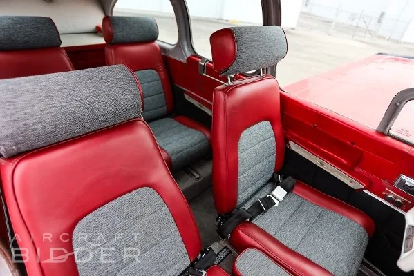 Cabin interior of a 1962 Beech Bonanza P35.