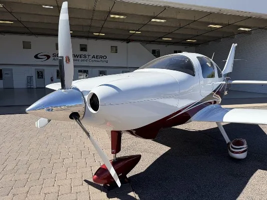 Exterior view of a 2014 Cessna T240.