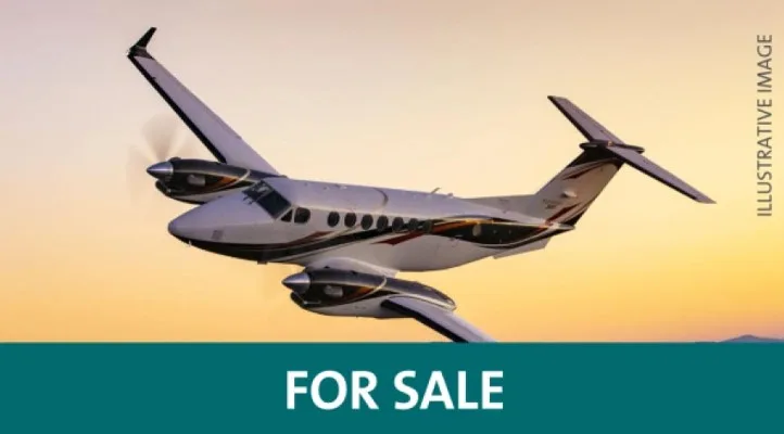 Marketing image of a 2007 Beech King Air 350.