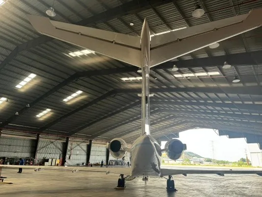 Exterior view of a 1989 Cessna Citation III, N175J.