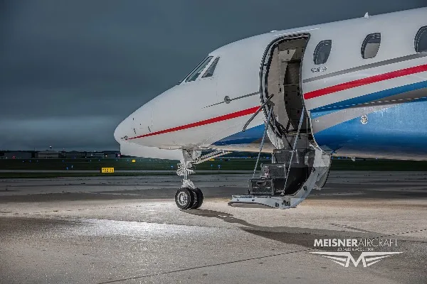 Exterior view of a 2006 Cessna Citation Sovereign, N248J.
