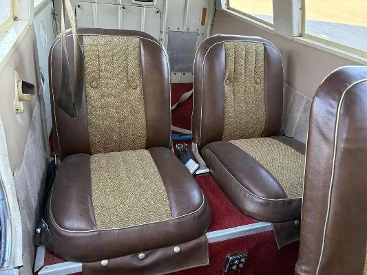 Cabin interior of a 1964 Piper Cherokee 235.