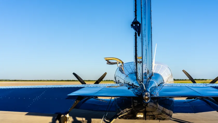 Exterior view of a 1978 Cessna 421C Golden Eagle, N241EW.