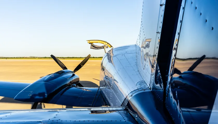 Exterior view of a 1978 Cessna 421C Golden Eagle, N241EW.
