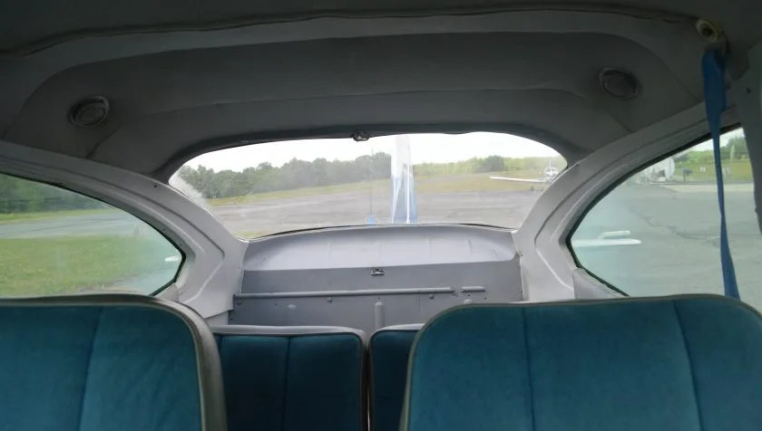 Cabin interior of a 1970 Cessna 182N 18260302.