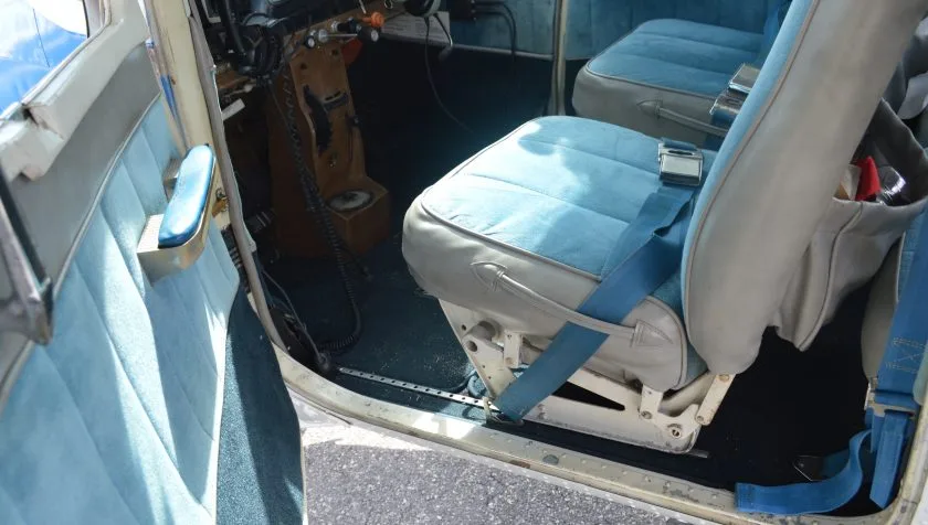 Cabin interior of a 1970 Cessna 182N 18260302.