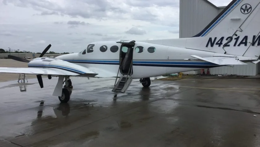 Exterior view of a 1980 Cessna 421C 807 421AW.