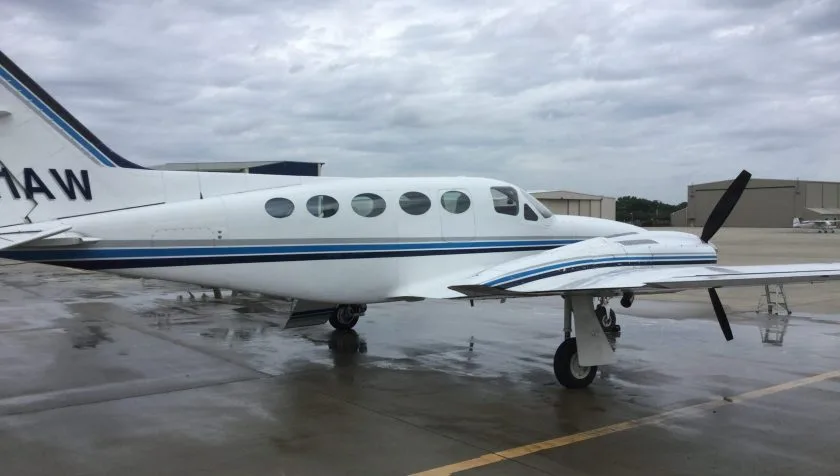 Exterior view of a 1980 Cessna 421C 807 421AW.