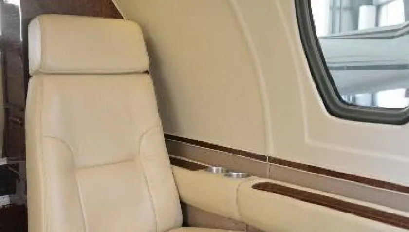 Cabin interior of a 1982 Cessna Citation II 550-0432.