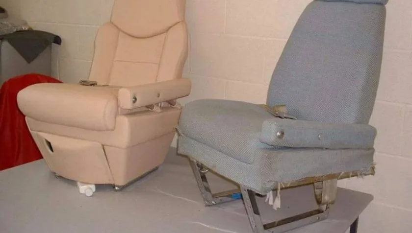 Cabin interior of a 1984 Cessna 421C 1408.