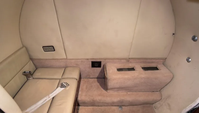 Cabin interior of a 1988 Cessna Citation II 550-0577.