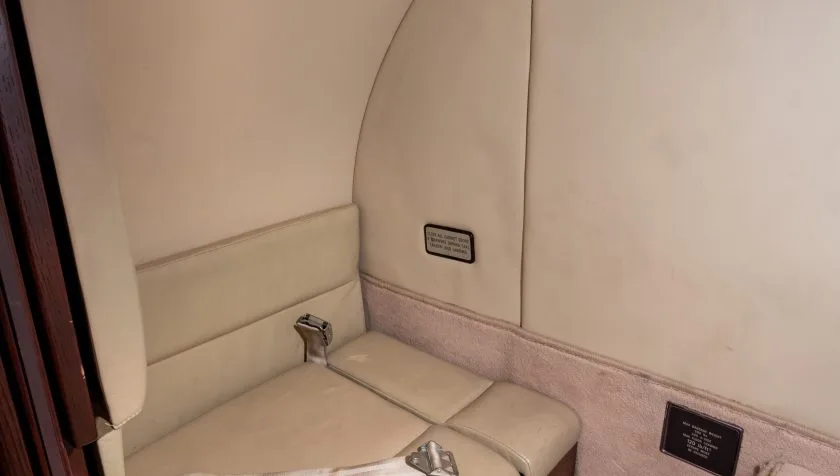 Cabin interior of a 1988 Cessna Citation II 550-0577.