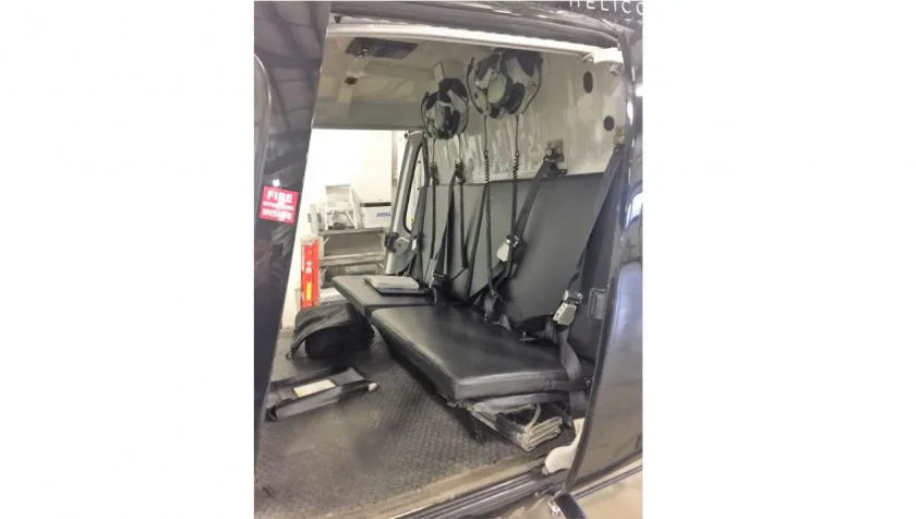 Cabin interior of a 1991 Eurocopter AS350B2 2580.