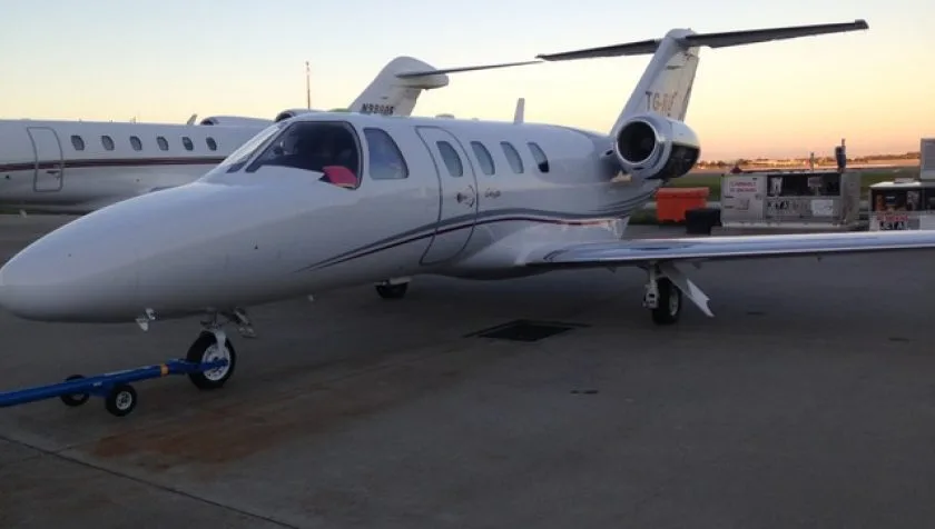 Exterior view of a 1994 Cessna Citation CJ 525-0072, TG-RIF.