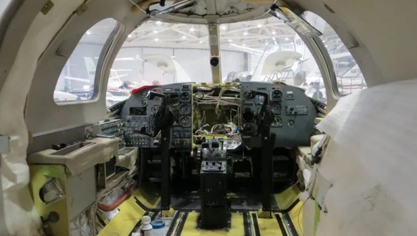 Cockpit and instrument panel of a 1994 Cessna Citation CJ 525-0072.