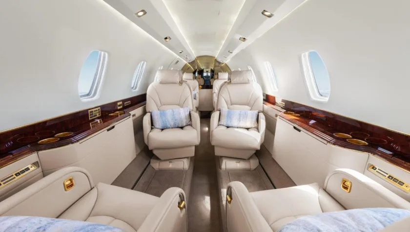 Cabin interior of a 1997 Cessna Citation X 750-0032.