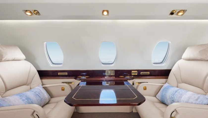 Cabin interior of a 1997 Cessna Citation X 750-0032.