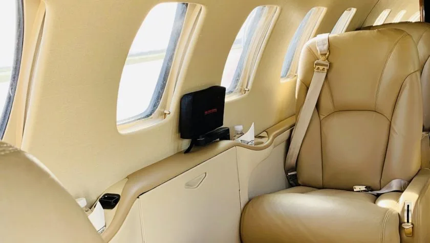 Cabin interior of a 1999 Cessna Citation Bravo 550-0895.