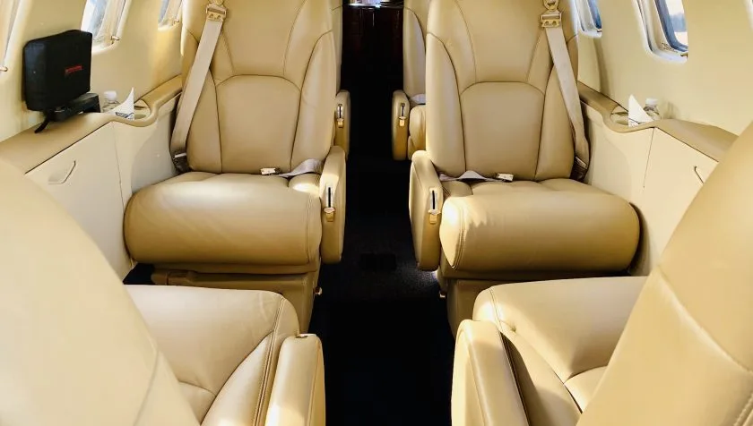 Cabin interior of a 1999 Cessna Citation Bravo 550-0895.