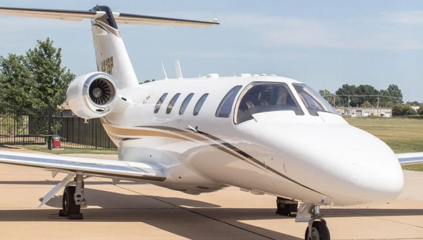 Exterior view of a 2002 Cessna Citation CJ1 525-0490, N31SP.